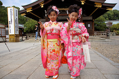 旅行ではないですが・・・「祝・七五三」！